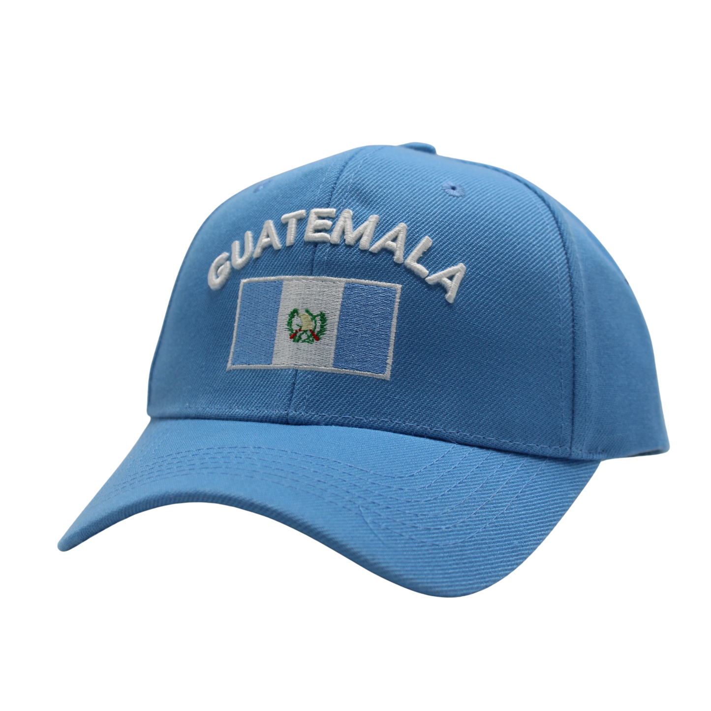 Flag Embroidered Blue Caps