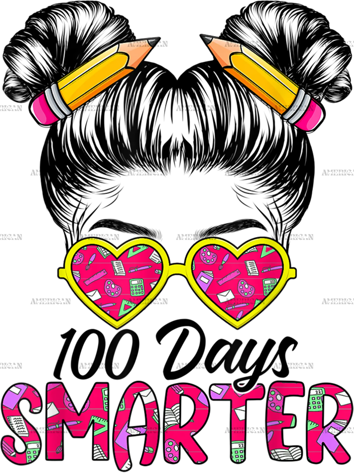 100_Days_Smarter_Girls_Messy_Bun_Hair.png