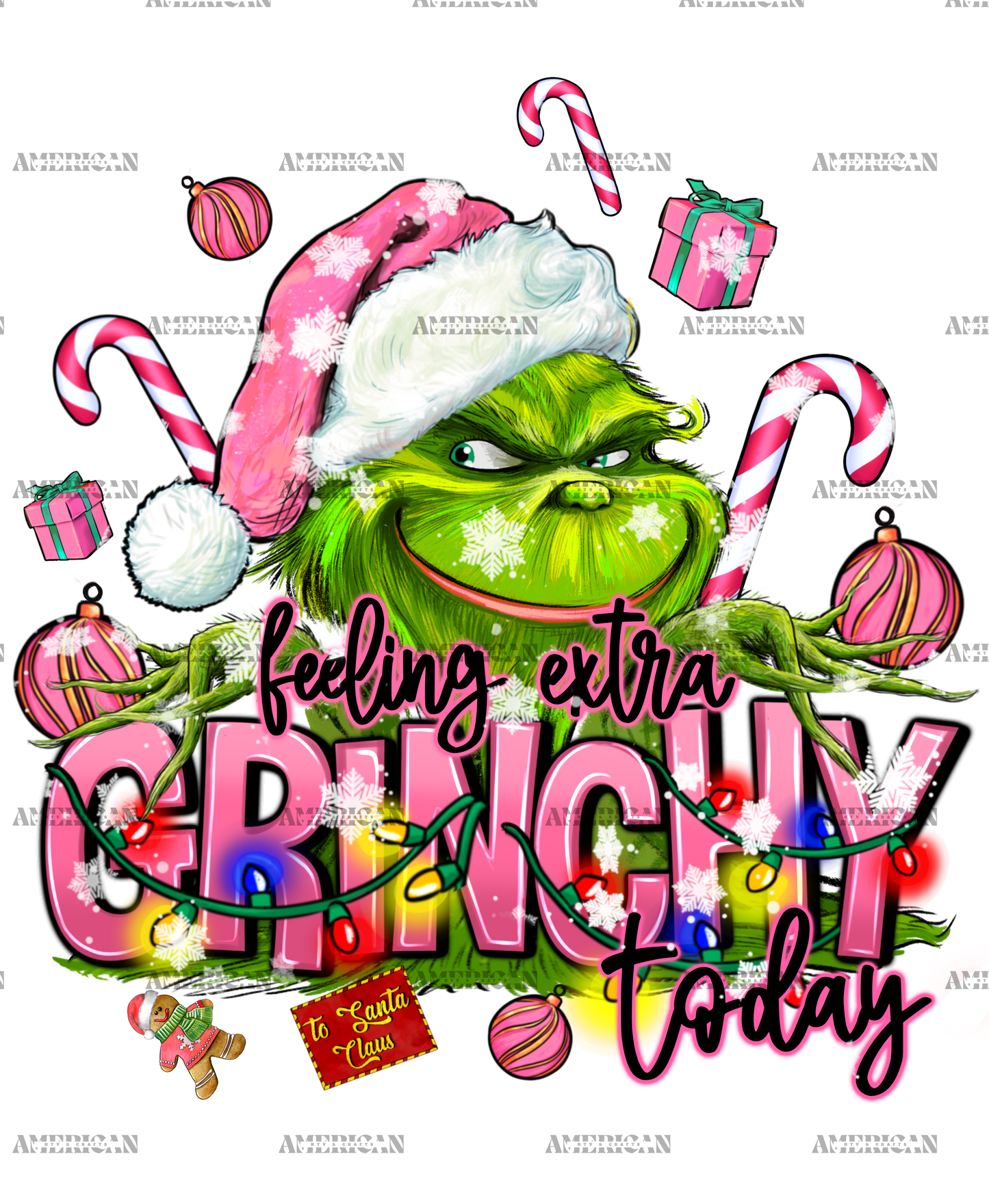Feeling Extra Grinchy Today-4 DTF Transfer