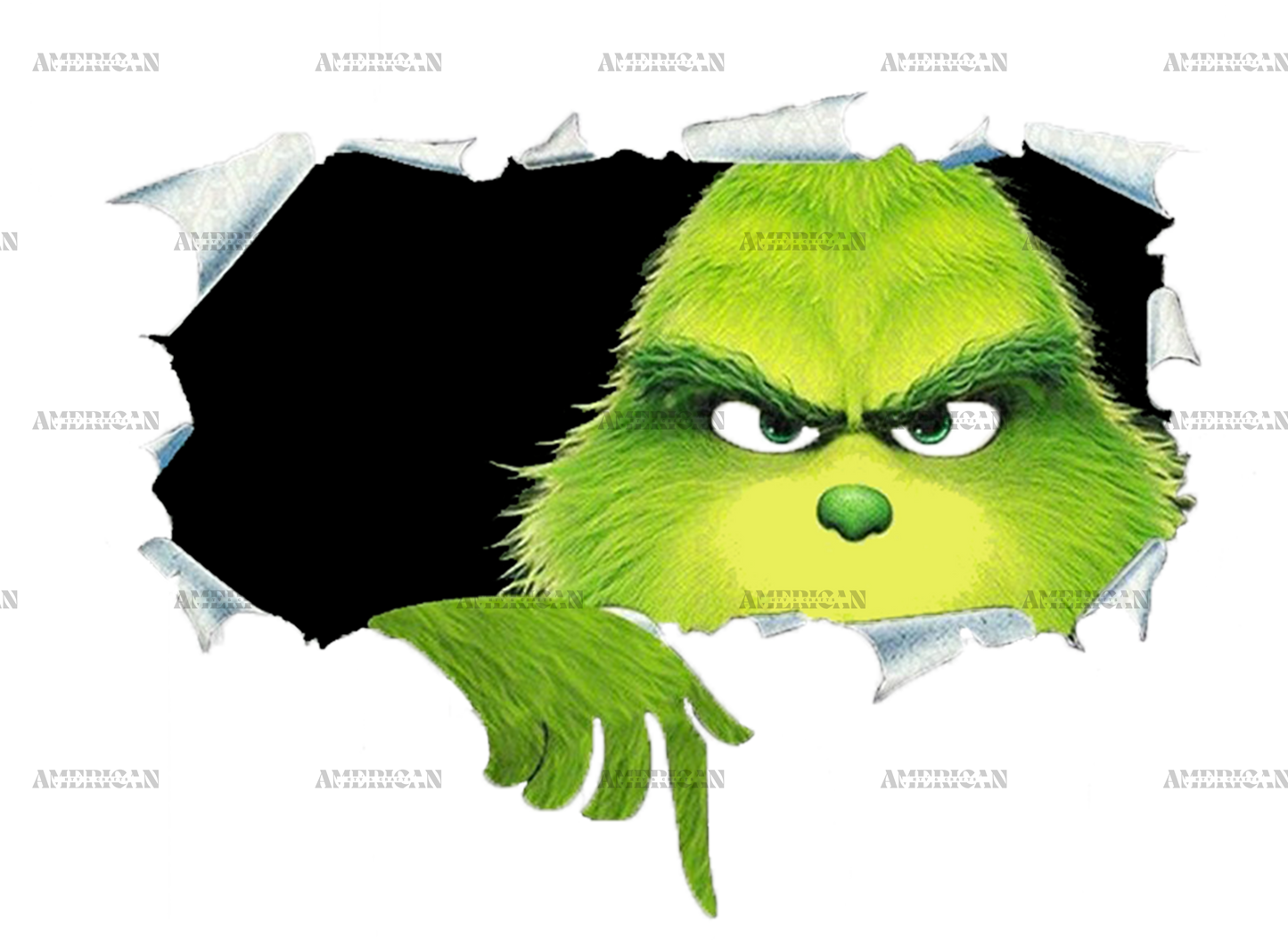Grinch DTF Transfer