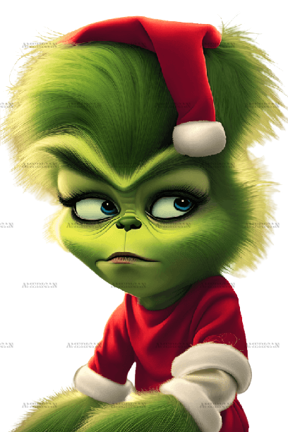 Grinch Is Watching You DTF Transfer