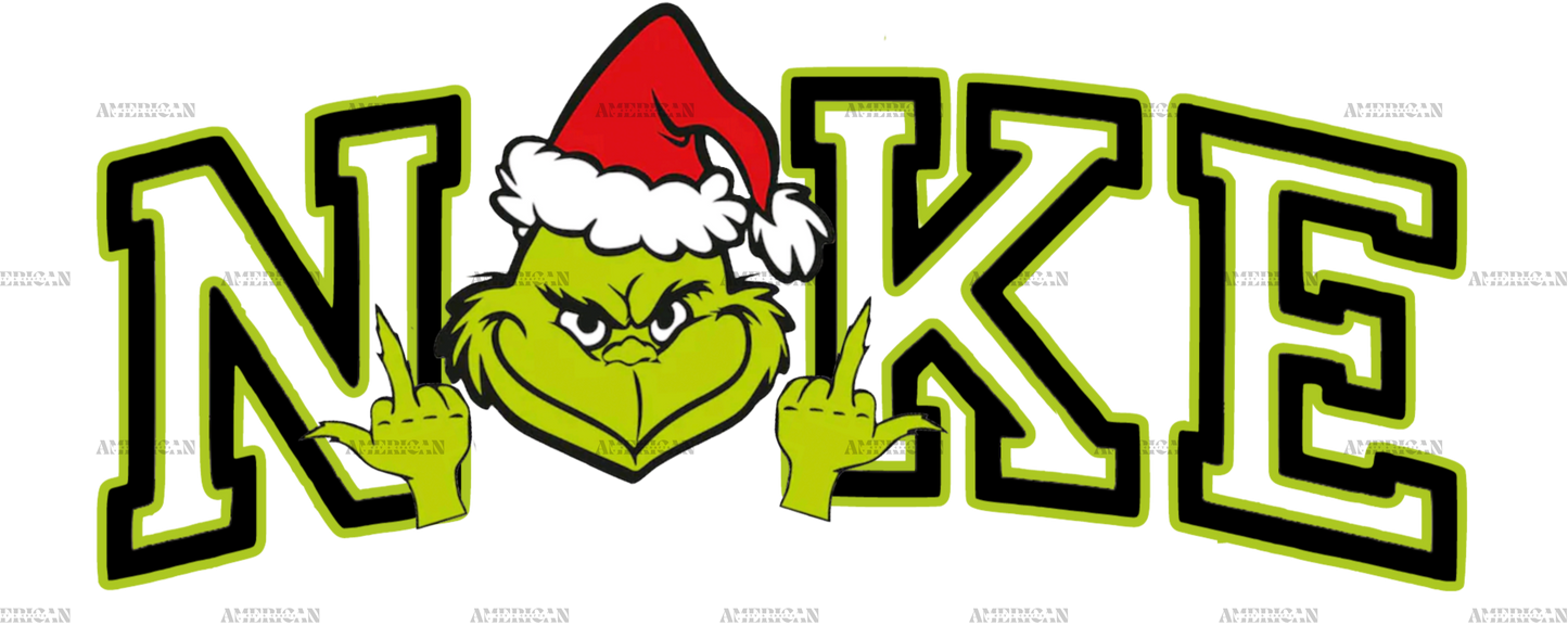 Grinch Nike Flickingoff DTF Transfer