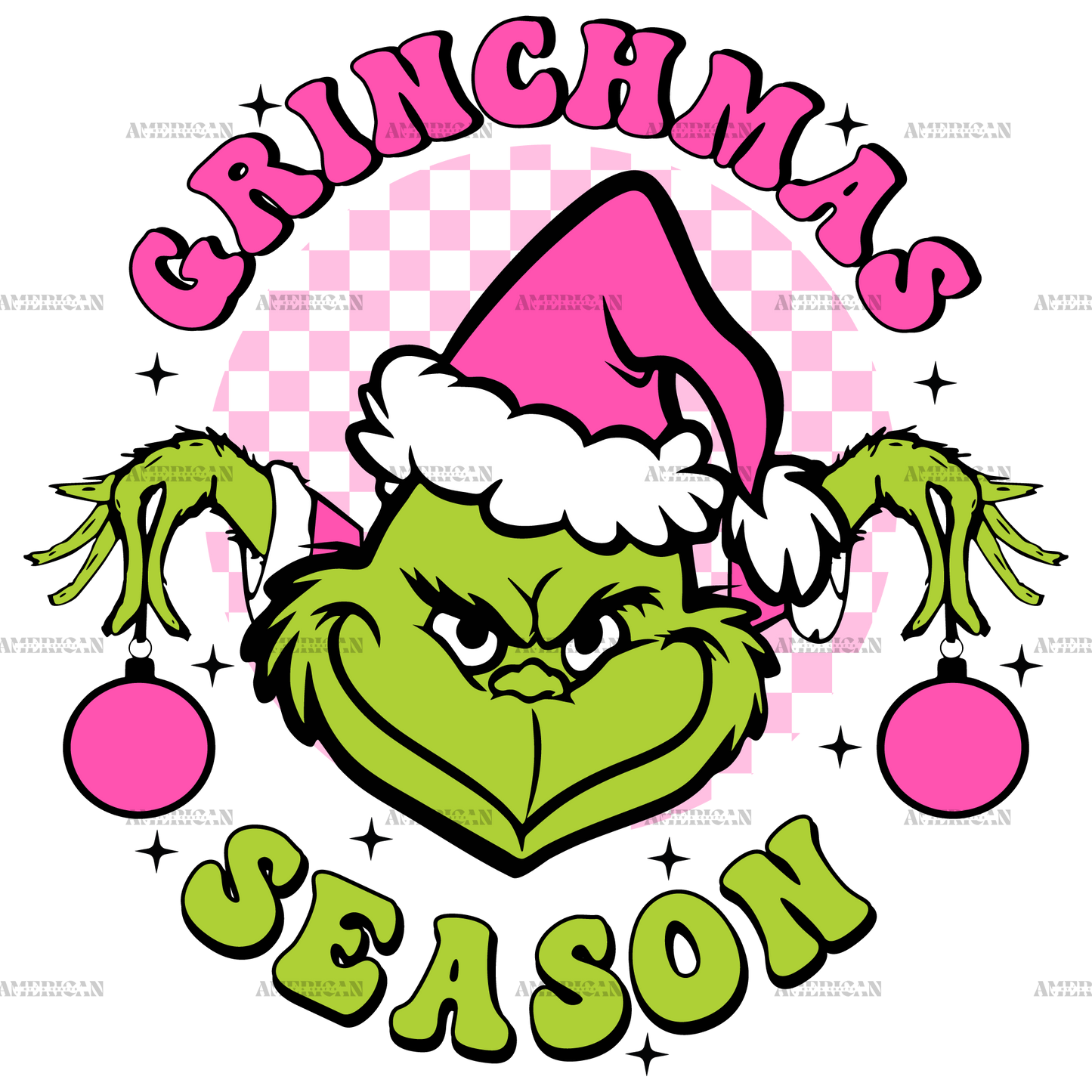 Grinchmas Season DTF Transfer