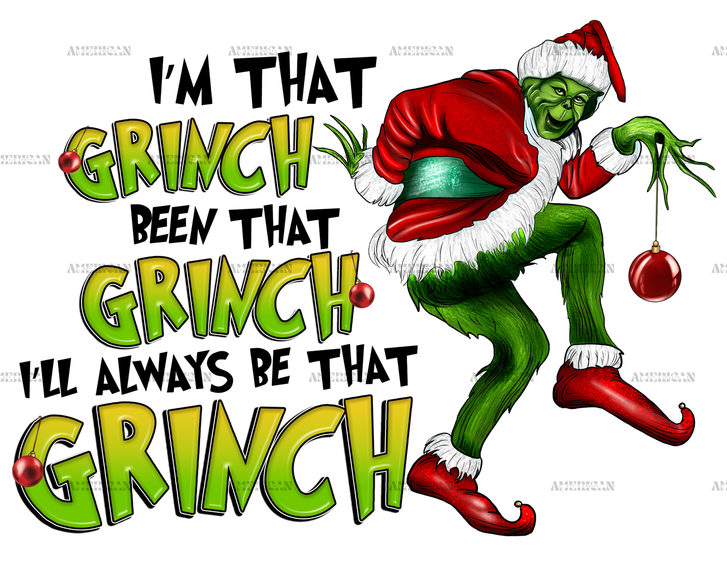 Im That Grinch DTF Transfer