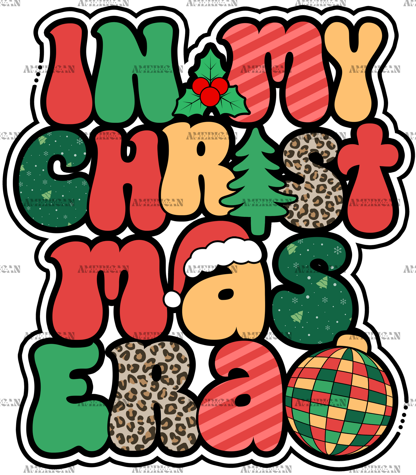 In My Christmas Era-3 DTF Transfer