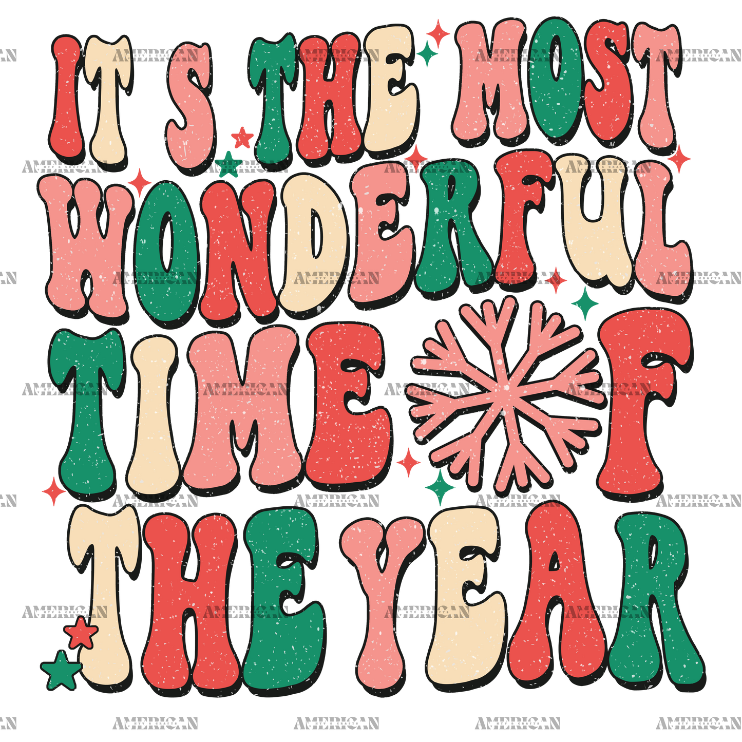 Its The Most Wonderful Time Of The Year-2 DTF Transfer