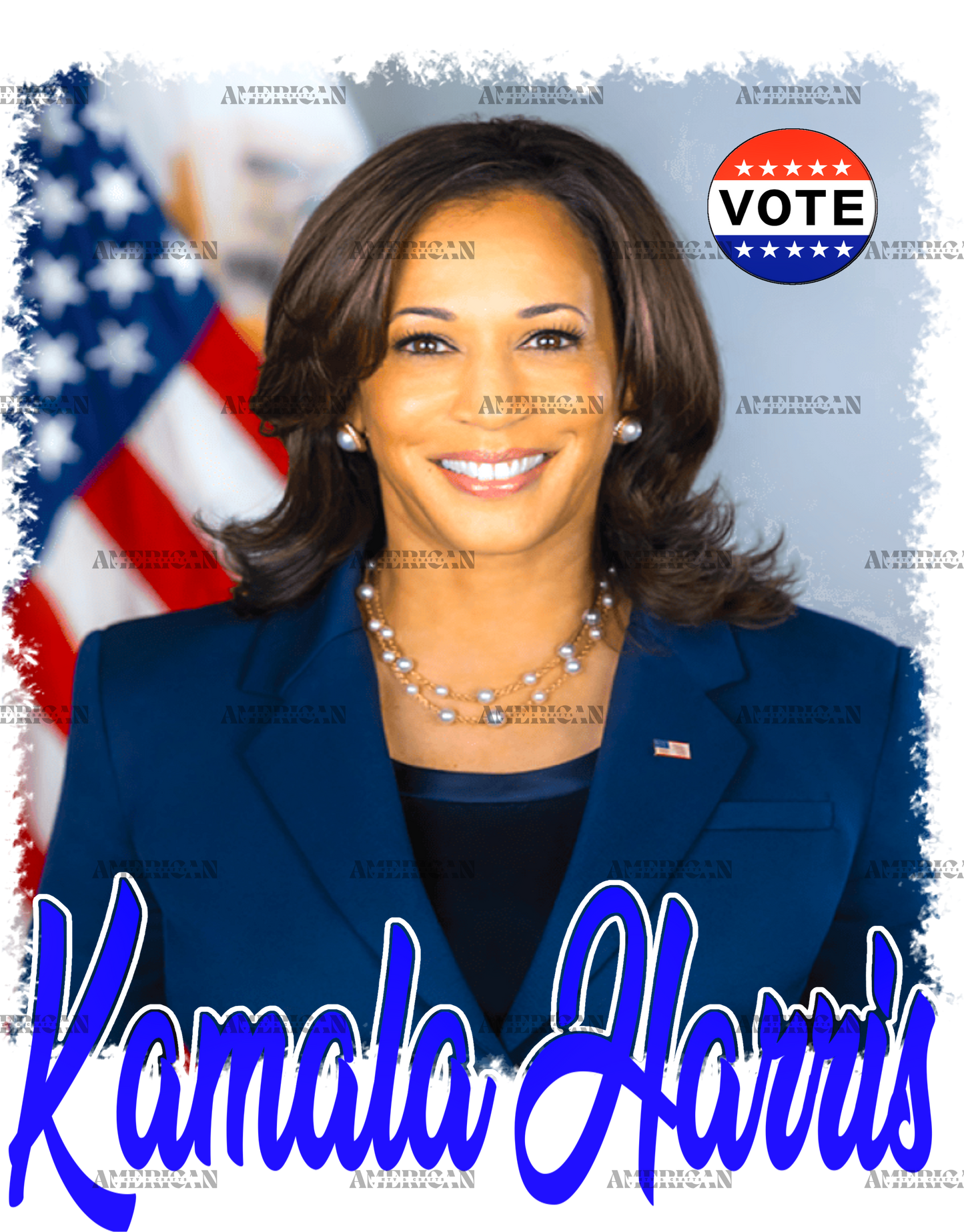 Kamala Harris Vote DTF Transfer