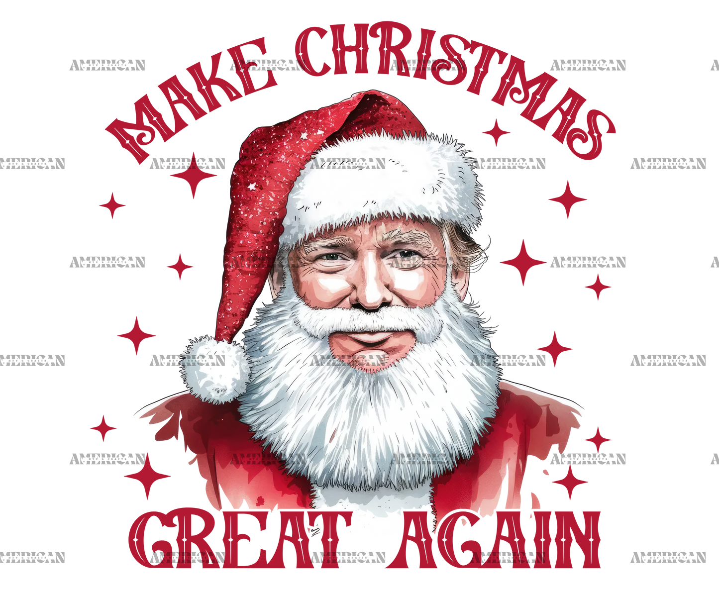 Make Christmas Great Again DTF Transfer
