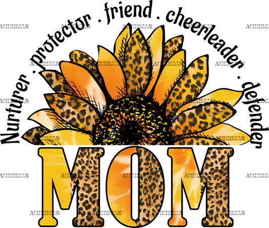 Mom Sunflower DTF Transfer