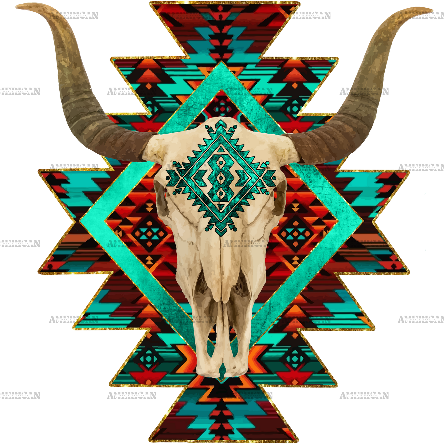 Aztec Bull DTF Transfer