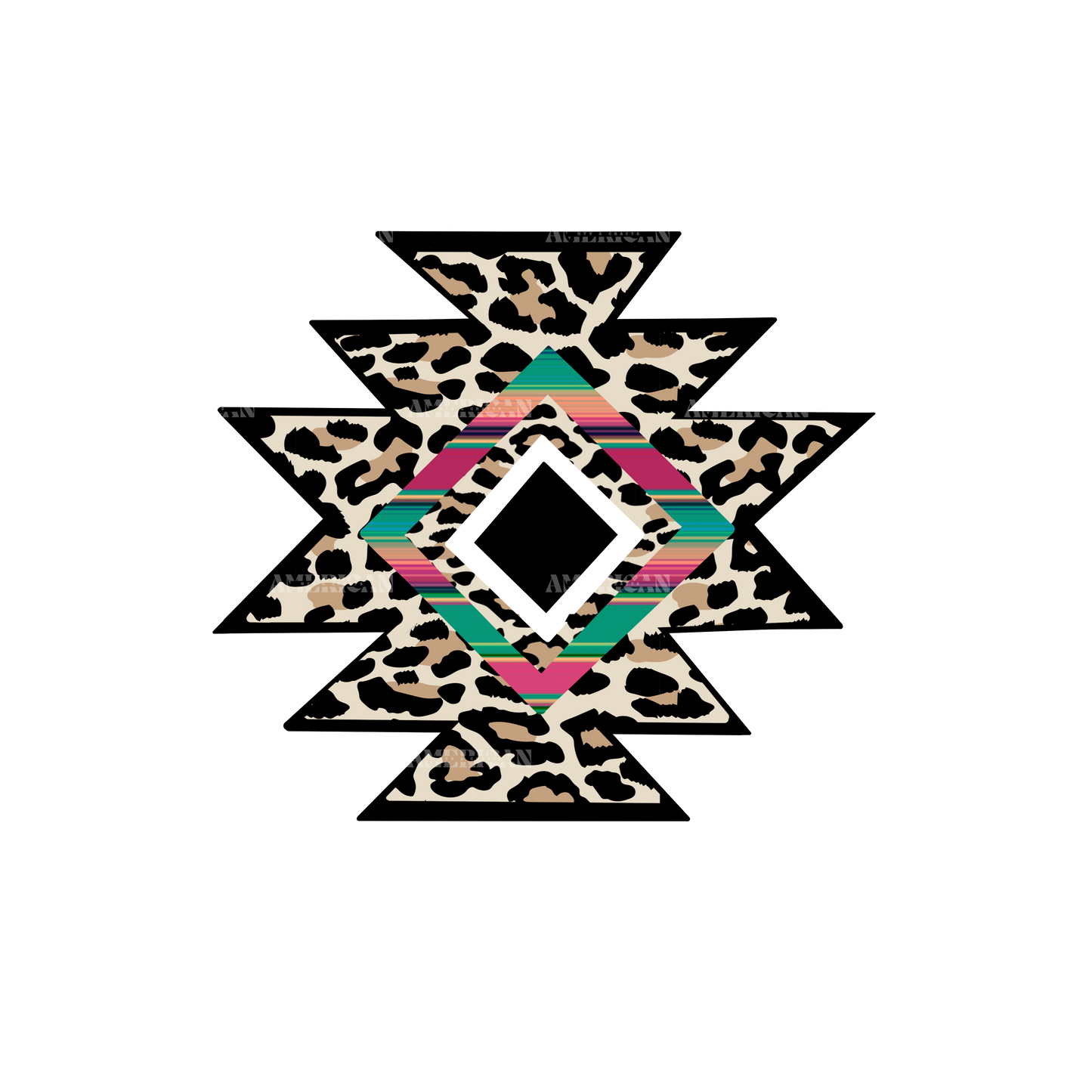 Aztec Cheetah DTF Transfer