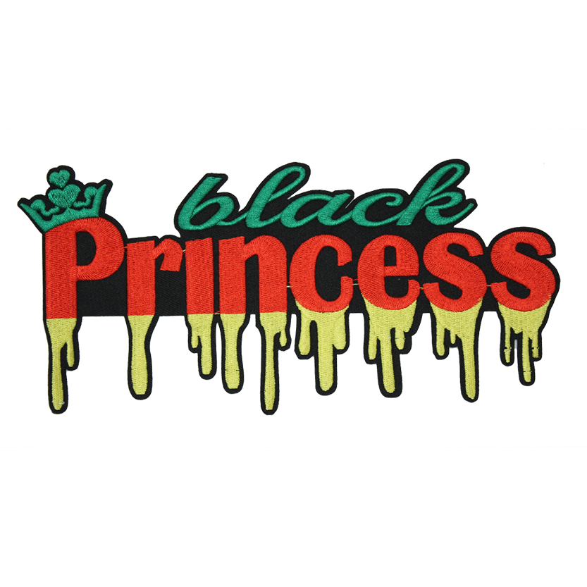 Black Princess Patch (Large/Embroidery)