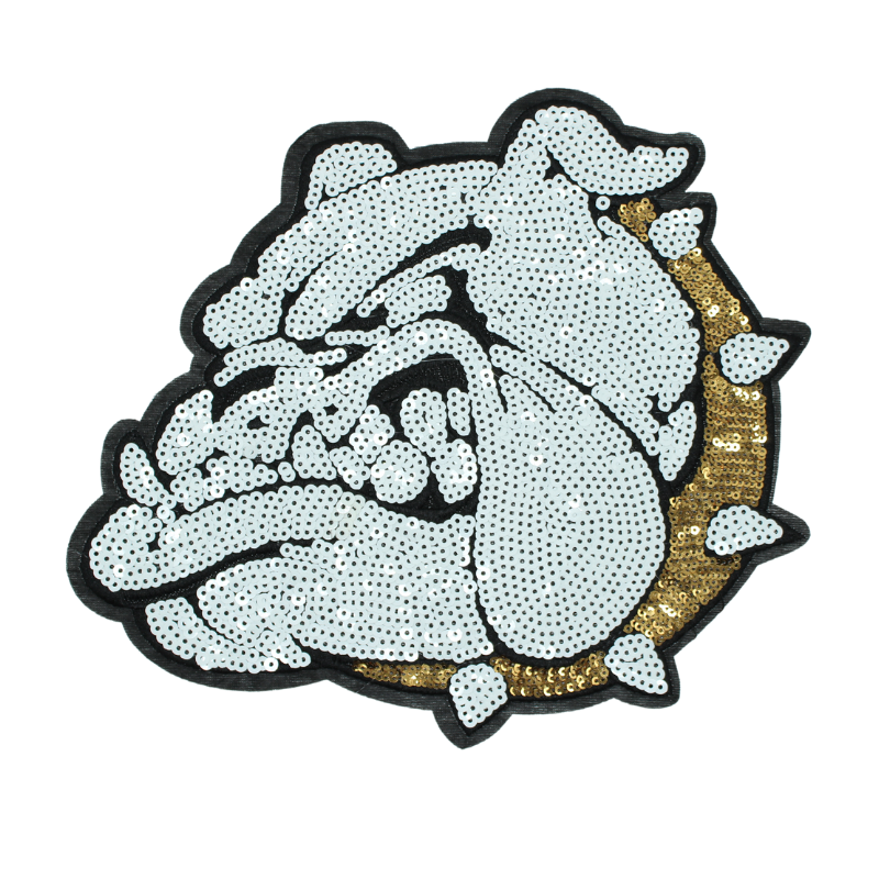 Bulldog Patch (Large/Sequin)