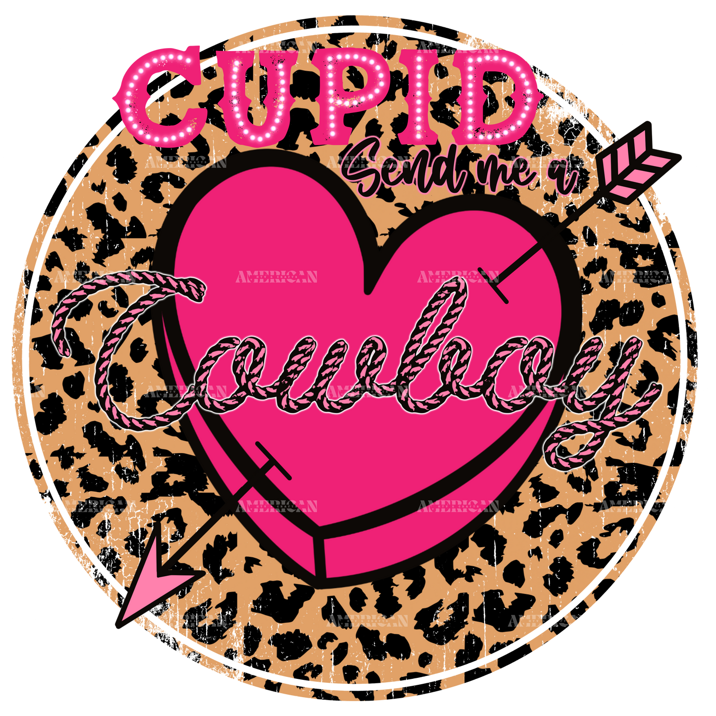 Cupid Cowboy DTF Transfer