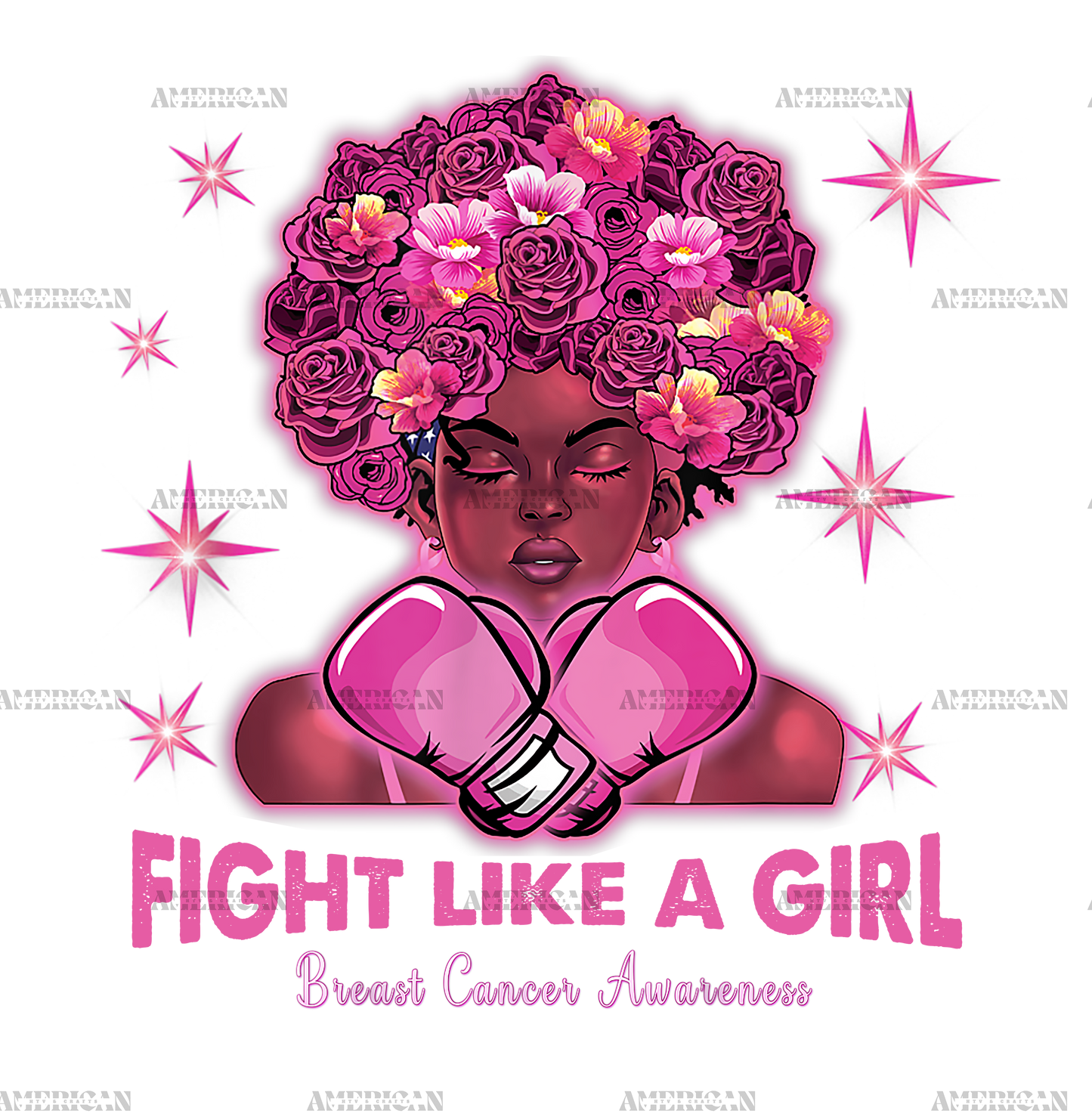 Fight Like A Girl DTF Transfer