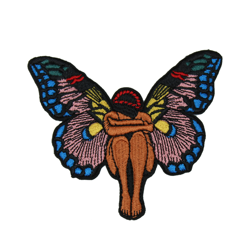 Butterfly Girl (Small/Embroidery)