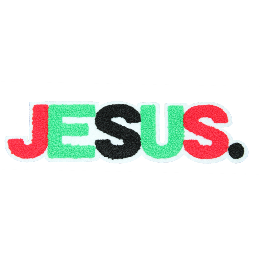 Jesus Multicolor Patch (Large/Chenille)