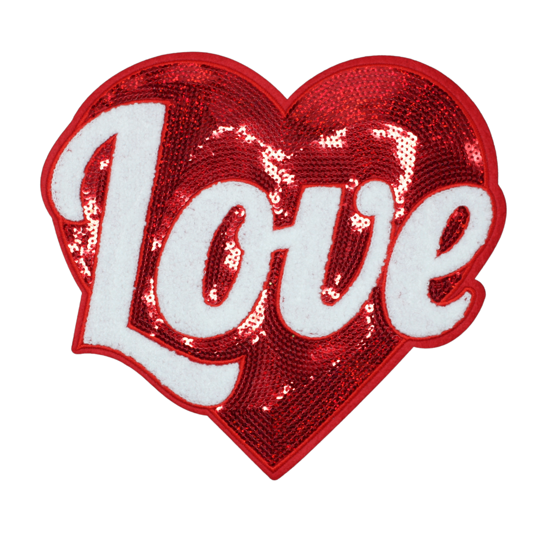Love Heart Patch (Large/Sequin)