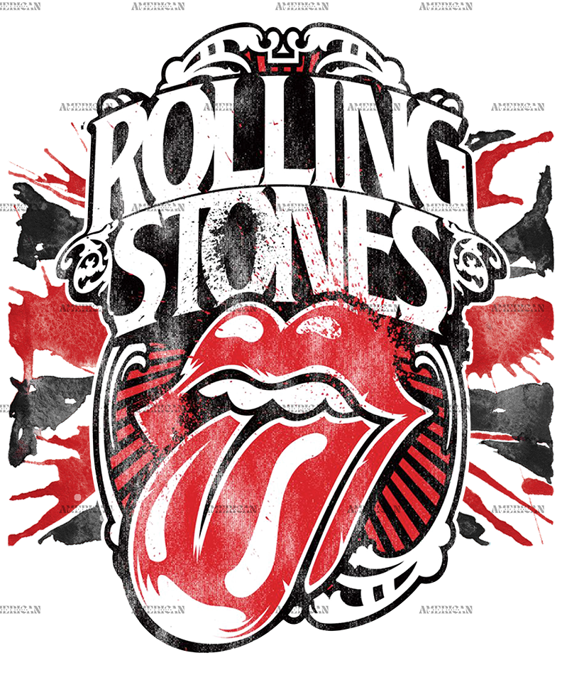 Rolling Stones DTF Transfer