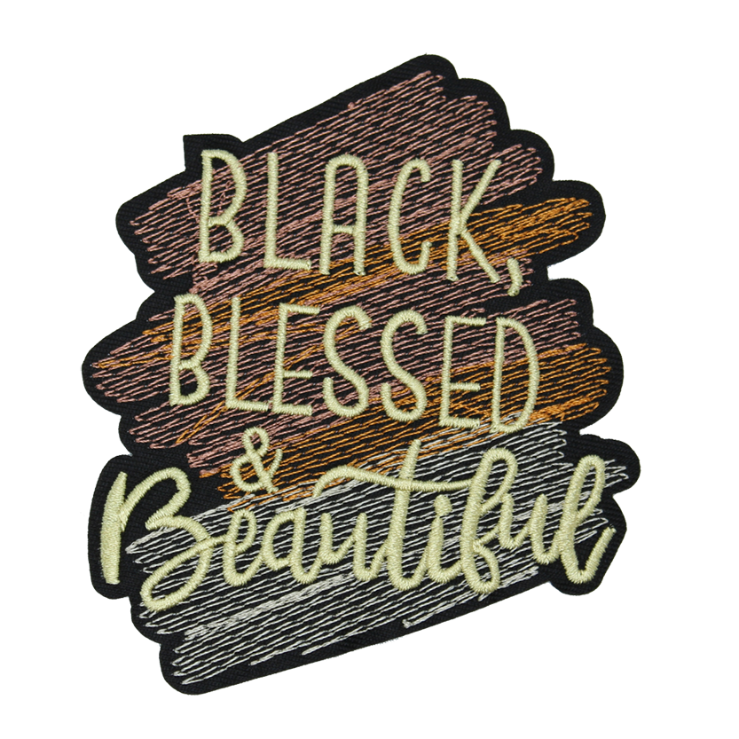 Black Blessed & Beautiful (Small/Embroidery)