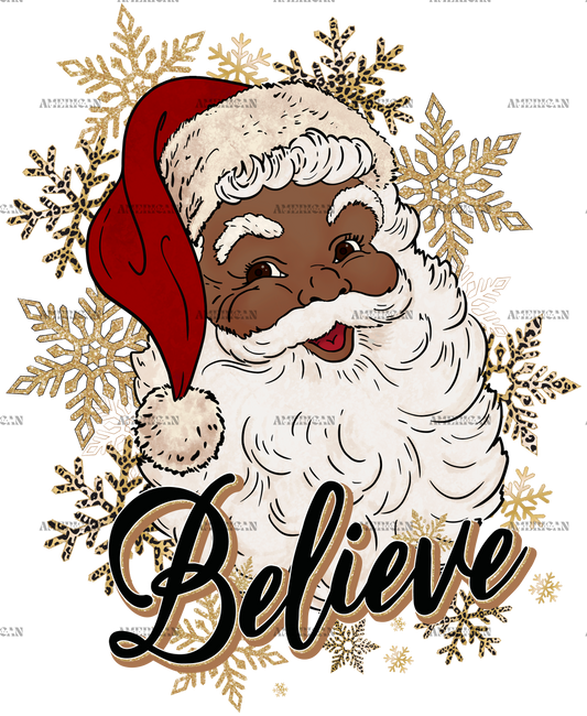 Believe Santa-2 DTF Transfer
