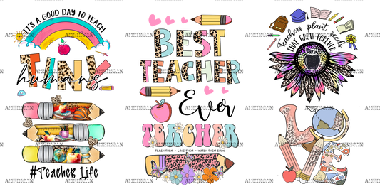 Best Teacher Ever-4 UV DTF Transfer