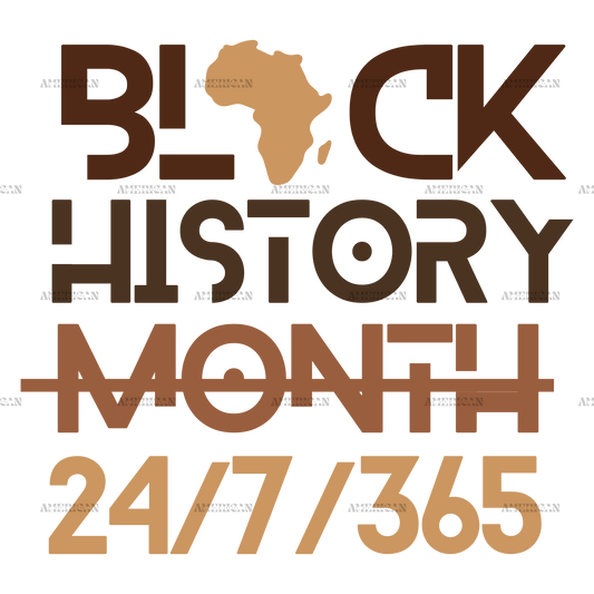 Black History Month-5 DTF Transfer