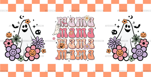 Checkered-Mama UV DTF Transfer