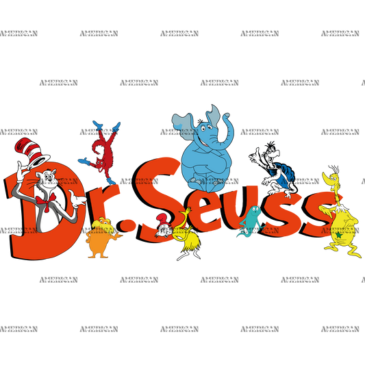 Dr. Seuss DTF Transfer