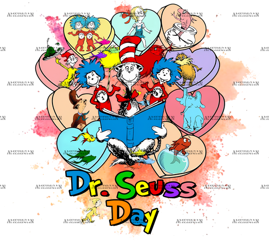 Dr. Seuss Day-1 DTF Transfer