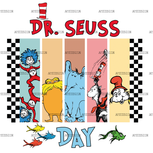Dr. Seuss Day-2 DTF Transfer