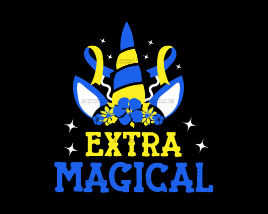 Extra Magical Down Syndrome DTF Transfer