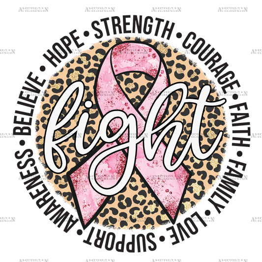 Fight Breast Cancer DTF Transfer