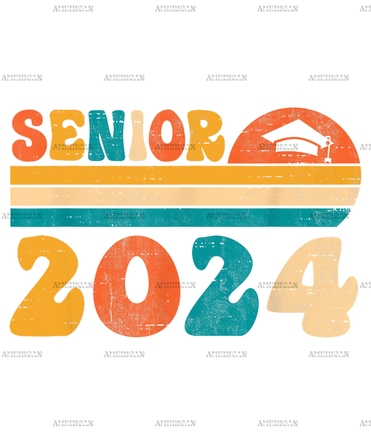 Graduate Senior 2024 Sun DTF Transfer