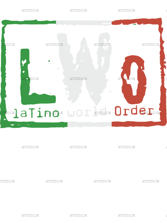 Latino World Order Dtf Transfer