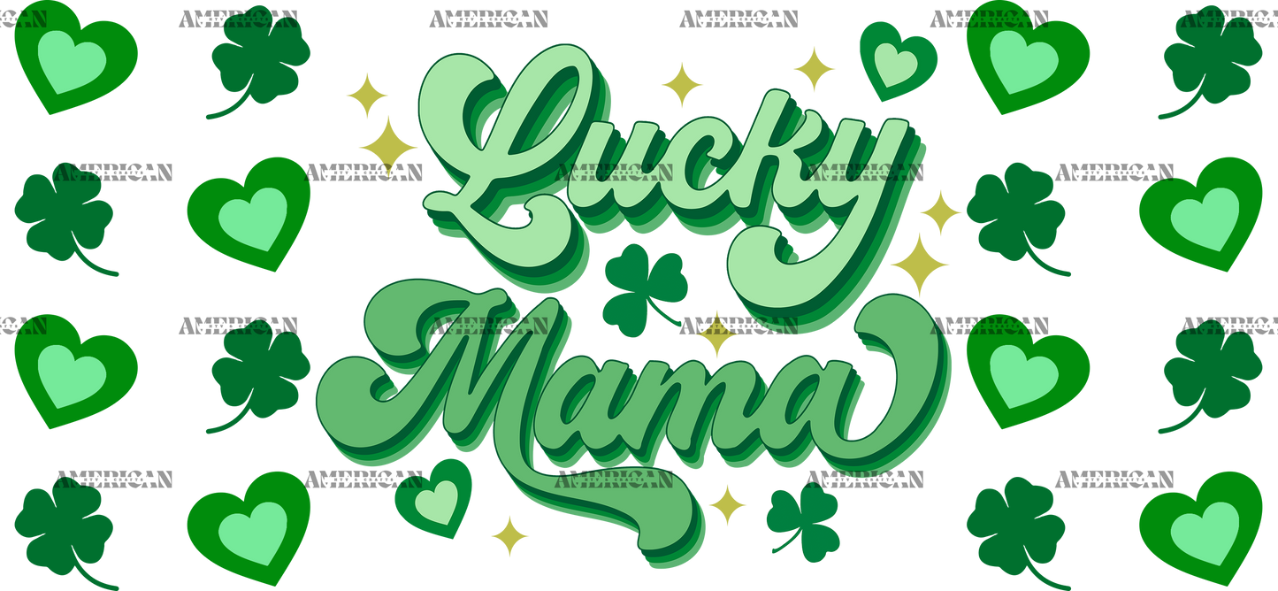 Lucky Mama Patricks UV DTF Transfer