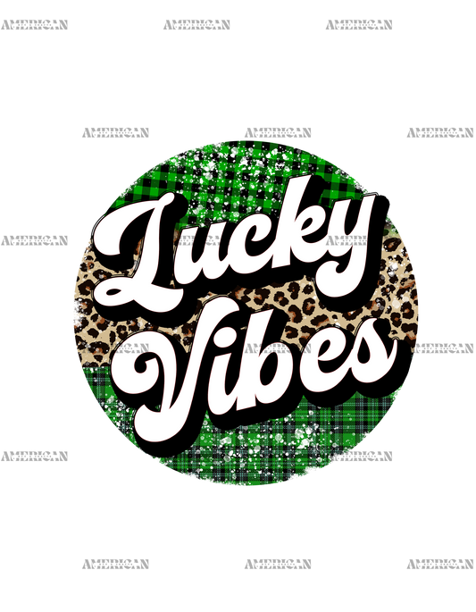Lucky Vibes-1 DTF Transfer