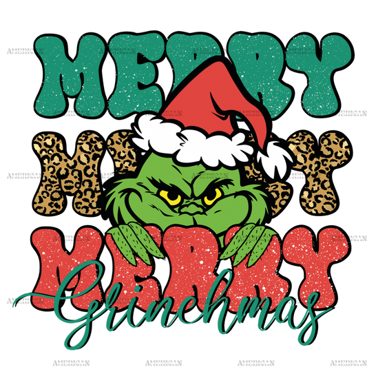 Merry Merry Grinchmas DTF Transfer