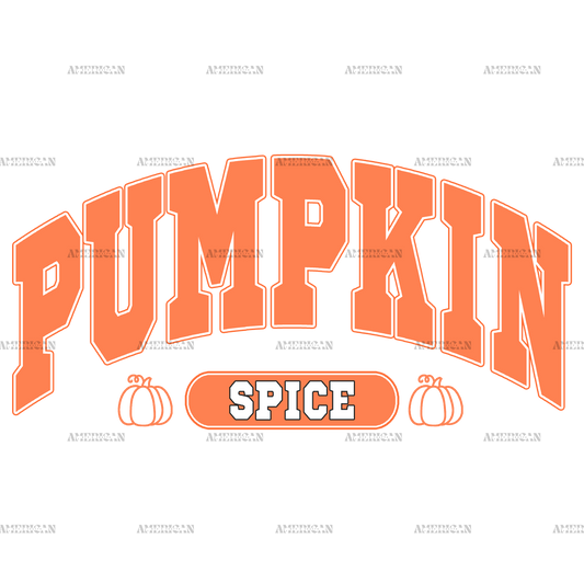 Pumpkin Spice DTF Transfer