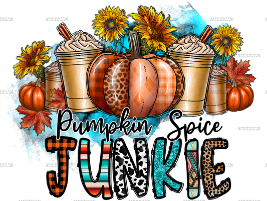 Pumpkin Spice Junkie DTF Transfer