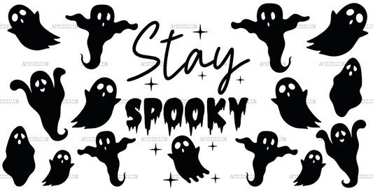 Stay Spooky Ghost UV DTF Transfer