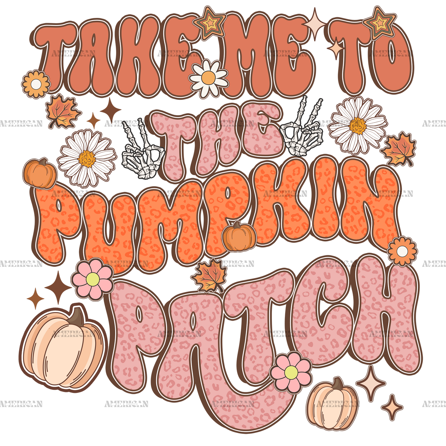 Take Me To The Pumpkin Patch DTF Transfer