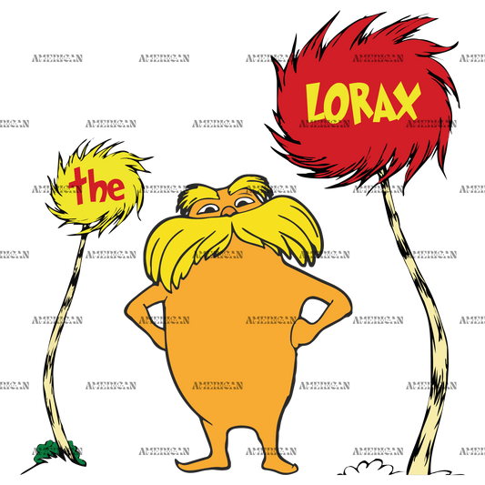 The Lorax DTF Transfer