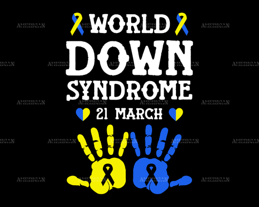 World Down Syndrome 21 March DTF Transfer