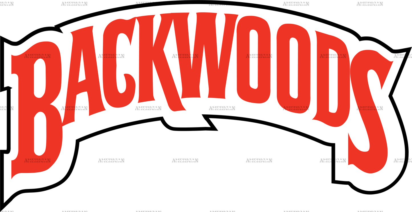 Backwoods red black DTF Transfer