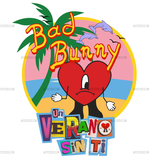Bad Bunny Un Verano Sin Ti 2 Dtf Transfer