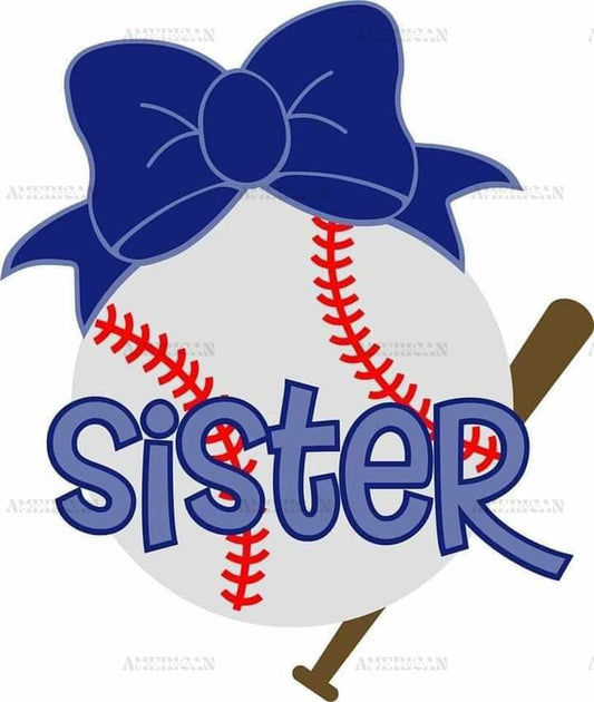 Baseball Sister DTF Transfer