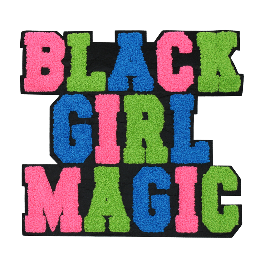 Black Girl Magic Patch (Large/Chenille)