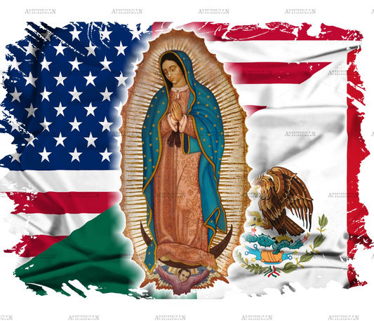 Mexican American Virgen Dtf Transfer