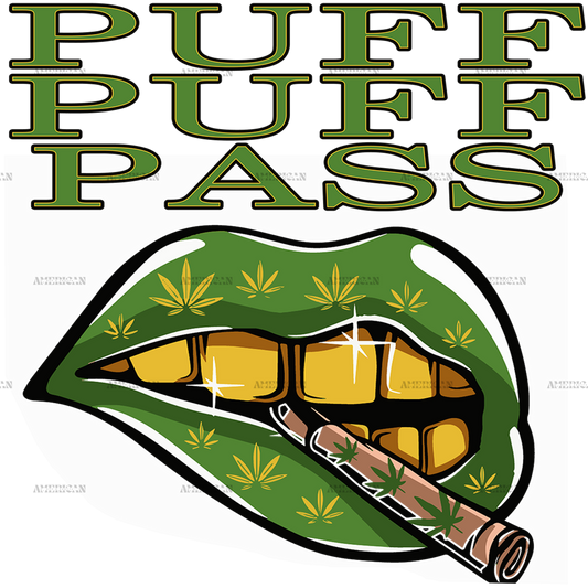 Puff pass DTF Transfer